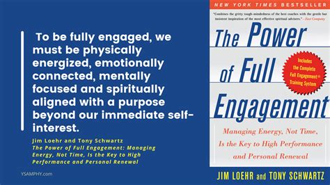  「The Power of Full Engagement」: キャリアを揺さぶる、全力を注ぐことの美学！